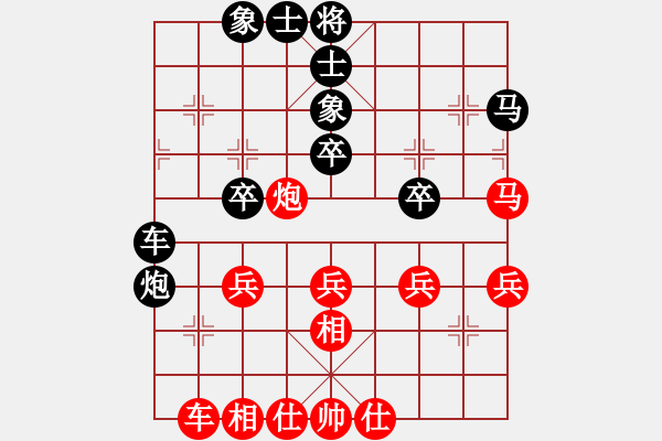 象棋棋譜圖片：重慶棋迷一(風(fēng)魔)-負(fù)-青青世界(5f)(飛相對左炮過宮黑兩頭蛇) - 步數(shù)：80 