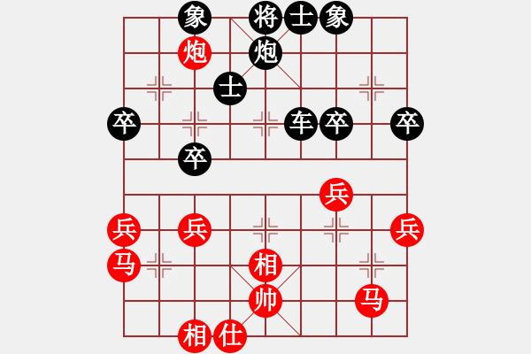 象棋棋譜圖片：夜里(業(yè)二三) 負(fù) 昆侖 A02 邊馬局 - 步數(shù)：50 