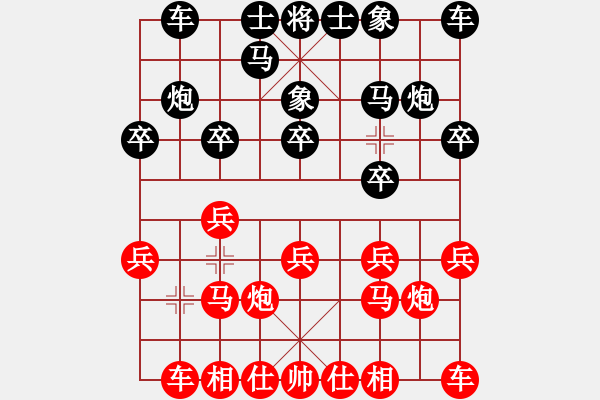 象棋棋譜圖片：淄博市夏金凱 先勝 日照市潘月余.XQF - 步數(shù)：10 