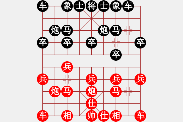 象棋棋譜圖片：陳凱琳 負(fù) 陳琳琳 - 步數(shù)：10 