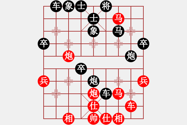 象棋棋譜圖片：2023.3.29.2中級(jí)場(chǎng)后勝雙橫車盤頭馬 - 步數(shù)：40 