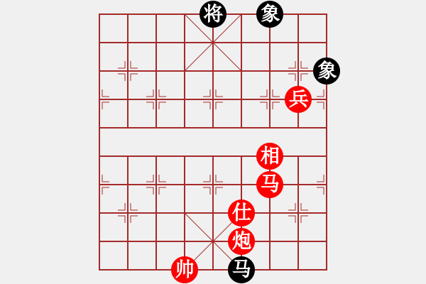 象棋棋譜圖片：對(duì)兵轉(zhuǎn)兵底炮對(duì)右中炮【4】 - 步數(shù)：185 