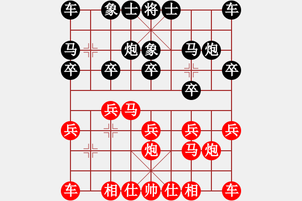 象棋棋譜圖片：曲漢博（先和）賈廣智 2019年11月22日 弈童象棋教室內(nèi)部訓練對局 - 步數(shù)：10 