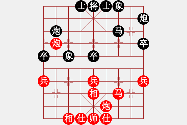 象棋棋譜圖片：國務(wù)院總理(1段)-勝-教父(月將) - 步數(shù)：40 