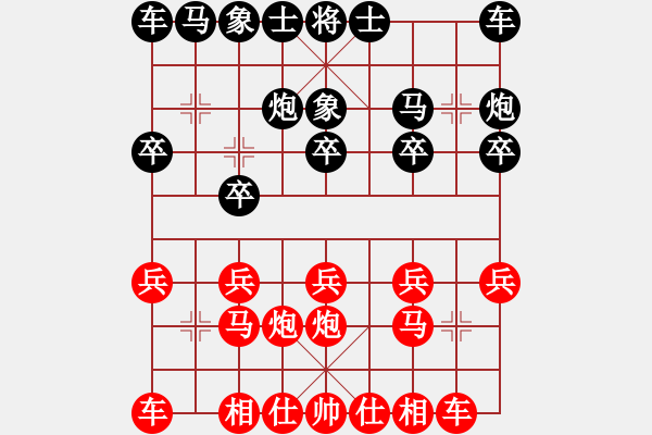 象棋棋譜圖片：150920 公開男子組 第8輪 第11臺 鄭家和勝許川如 - 步數(shù)：10 