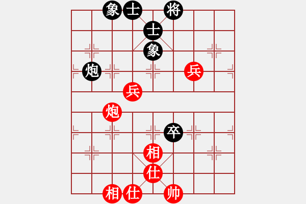 象棋棋譜圖片：卜箐杵(8段)-和-飛花無(wú)憂(9段) - 步數(shù)：100 