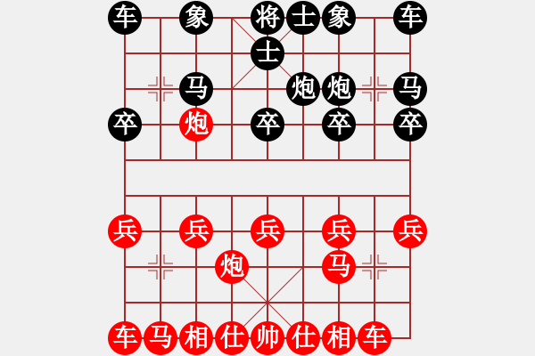 象棋棋譜圖片：?jiǎn)魏诵≤?地煞)-和-雙核天龍庫(kù)(電神) - 步數(shù)：10 