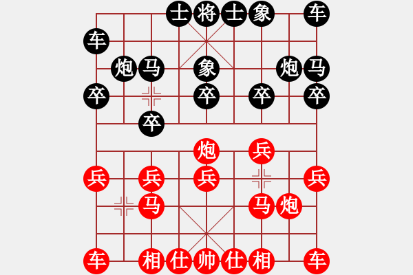 象棋棋譜圖片：百思不得棋解[575644877] -VS- 「小蛋蛋」[250708861] - 步數(shù)：10 