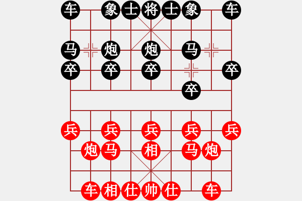 象棋棋譜圖片：獨(dú)醉狗(9星)-勝-濰衛(wèi)校甄(9星) - 步數(shù)：10 