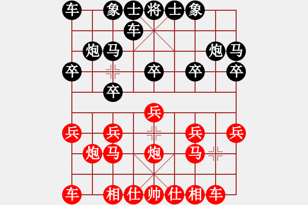 象棋棋譜圖片：深圳市 張策 負 湖南省 劉強 - 步數(shù)：10 