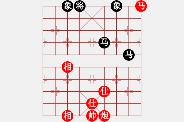 象棋棋譜圖片：464局 C13- 中炮右橫車對(duì)屏風(fēng)馬 紅邊炮-BugChess Plus 19-07-08 x6 - 步數(shù)：280 