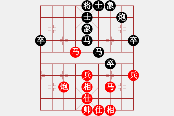 象棋棋譜圖片：2006年迪瀾杯弈天聯(lián)賽第三輪：將帥英雄酒(初級(jí))-負(fù)-鳳鳴神州(2級(jí)) - 步數(shù)：50 