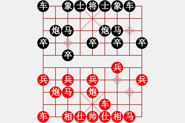 象棋棋譜圖片：男子組 6-28 河南 高源 紅先和 河南 宋易丞 - 步數(shù)：10 