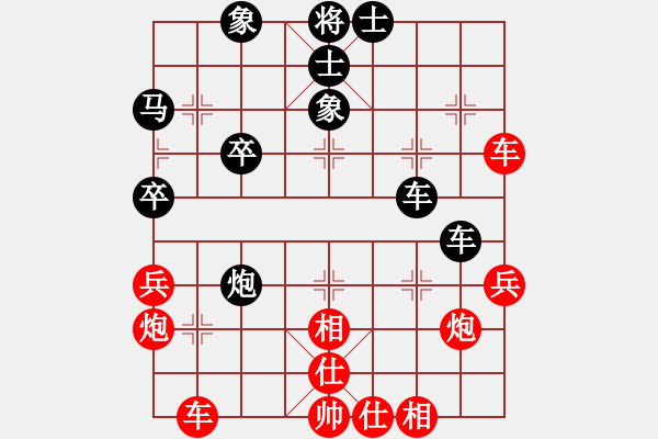 象棋棋譜圖片：151030 第2輪 第22臺(tái) 羅志榮（吉） 勝 張用榮（霹） - 步數(shù)：40 