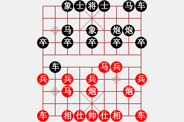 象棋棋譜圖片：小片刀(6弦)-勝-棋酒隱君子(9星) - 步數(shù)：10 