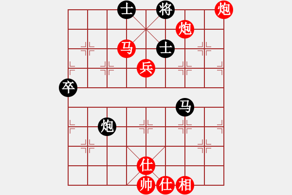 象棋棋谱图片：左文静 先胜 万春 - 步数：99 