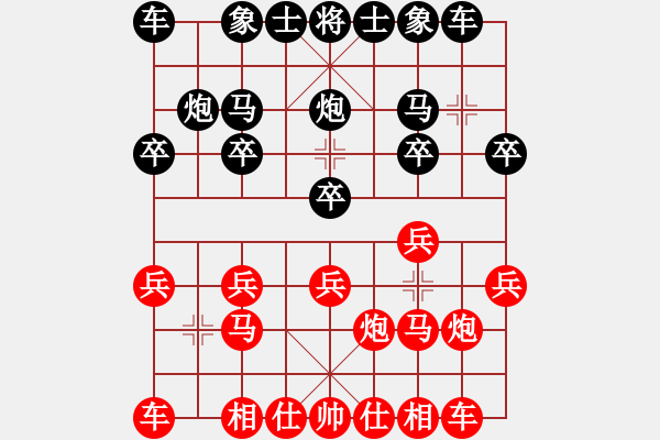 象棋棋譜圖片：3083232(草民) 勝 2065396(太守) - 步數(shù)：10 