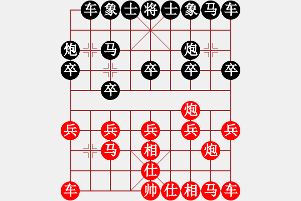 象棋棋譜圖片：‖棋家軍‖皎月[2739506104] -VS- 陽光之路[912972609] - 步數(shù)：10 