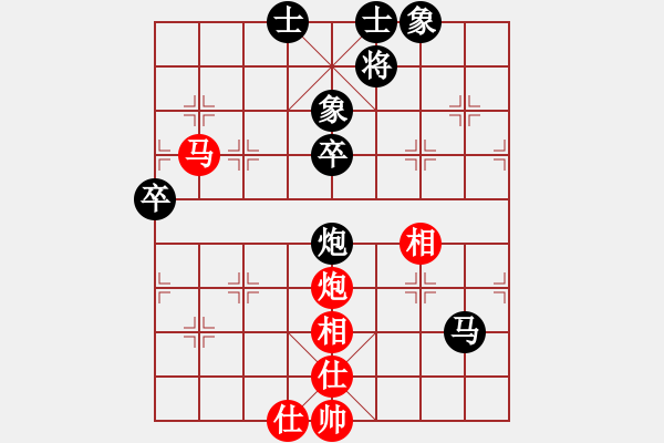 象棋棋譜圖片：三步虎應(yīng)中炮兩頭蛇(業(yè)三升業(yè)四評(píng)測對(duì)局)我后勝 - 步數(shù)：80 