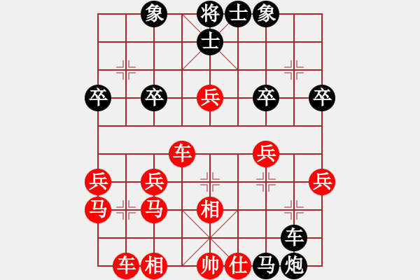 象棋棋譜圖片：大膽棄車 三子歸邊 算度準(zhǔn)確 - 步數(shù)：10 