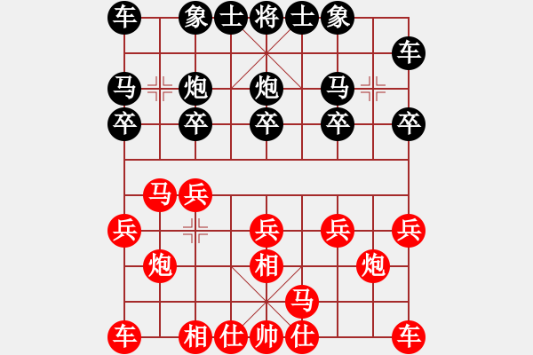 象棋棋譜圖片：東郭先生(9星)-勝-王者對戰(zhàn)(9星) - 步數(shù)：10 