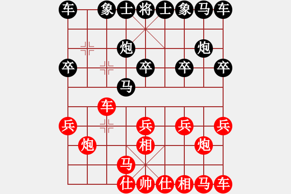 象棋棋譜圖片：2022.2.4.3中級場先勝飛相局對進(jìn)7卒 - 步數(shù)：10 