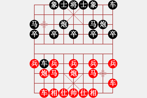 象棋棋譜圖片：橫才俊儒[292832991] -VS- 守望幸福1206[1932696591] - 步數(shù)：10 