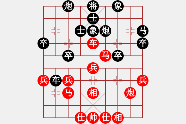 象棋棋谱图片：R6T1 VS 中国孙勇征(SunYongZheng) VS 中国王天一(WangTianYi） - 步数：36 