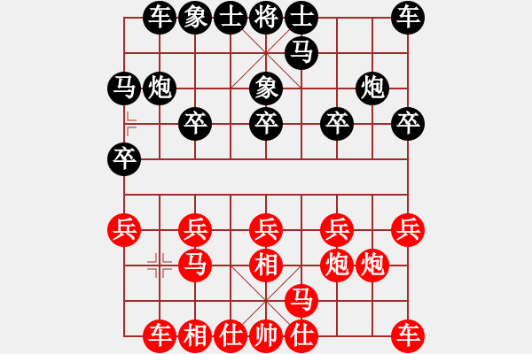 象棋棋譜圖片：名手精英(3級(jí))-勝-華廈房產(chǎn)(6級(jí)) - 步數(shù)：10 