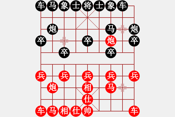 象棋棋譜圖片：塞北第一刀(1星)-負(fù)-純?nèi)松先A山(9星) - 步數(shù)：10 