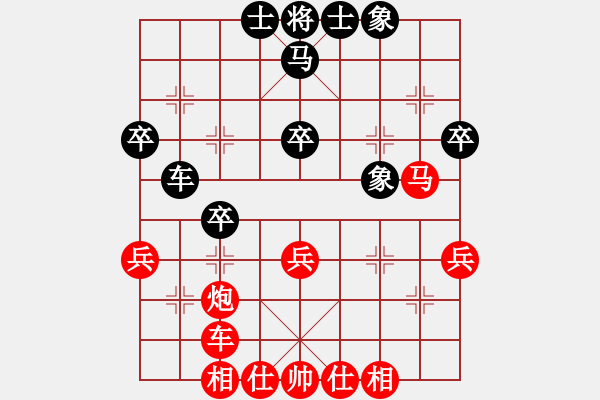 象棋棋譜圖片：我就是小方(1段)-勝-開州第一手(3段) - 步數(shù)：40 