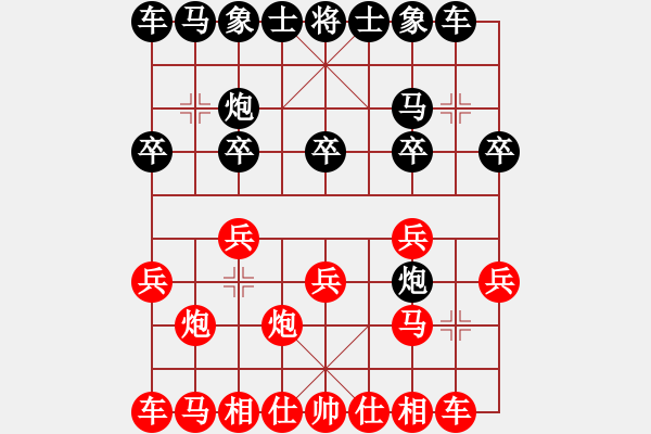 象棋棋譜圖片：張勇 先勝 路耿 - 步數(shù)：10 