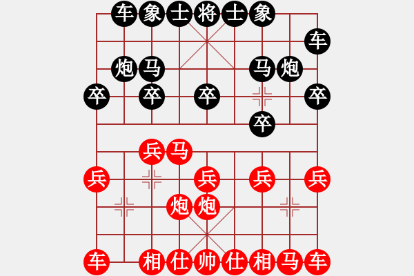 象棋棋譜圖片：螳螂女[630857532] -VS- 自動(dòng)聯(lián)網(wǎng)[408356651] - 步數(shù)：10 