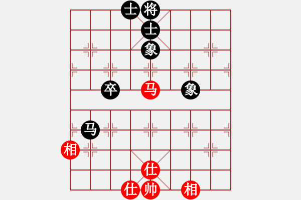 象棋棋譜圖片：倚天一天兵(北斗)-和-山寨版棋軟(北斗) - 步數(shù)：100 