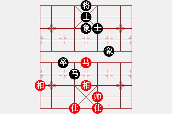 象棋棋譜圖片：倚天一天兵(北斗)-和-山寨版棋軟(北斗) - 步數(shù)：202 