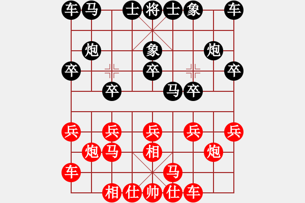 象棋棋譜圖片：男子組：六10 江蘇孫逸陽先勝廈門鄭一泓.XQF - 步數(shù)：10 