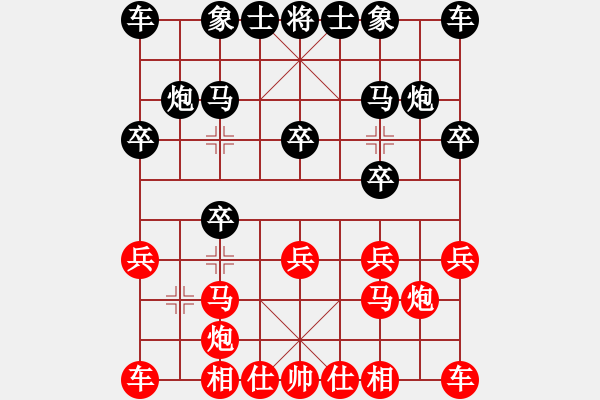 象棋棋譜圖片：11382局 A41-起馬對進(jìn)７卒-小蟲引擎24層 紅先勝 旋九專雙核-傻瓜 - 步數(shù)：10 