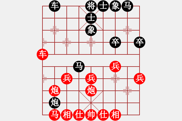 象棋棋譜圖片：別克天心閣(月將)-和-醫(yī)生與我(月將) - 步數(shù)：30 