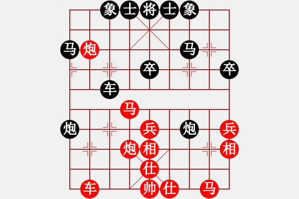 象棋棋譜圖片：外圍波集團(tuán)(天帝)-勝-弈棋美仙子(天帝) - 步數(shù)：40 