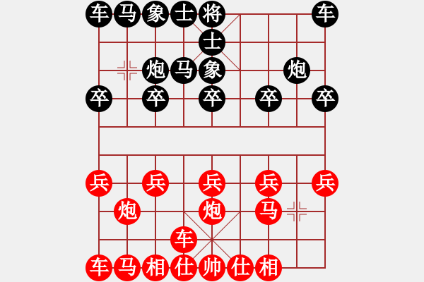 象棋棋譜圖片：[特級(jí)大師]星外來(lái)客VS[大師]其實(shí)很簡(jiǎn)單 - 步數(shù)：10 