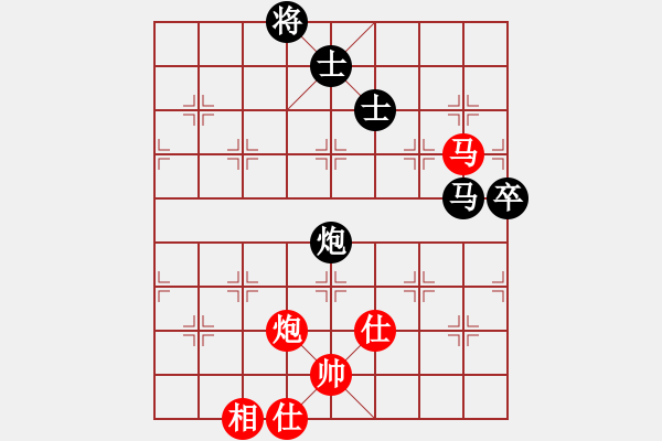 象棋棋譜圖片：打擂代理(無上)-和-不游泳的魚(日帥)順炮直車對橫車 紅仕角炮 - 步數(shù)：100 