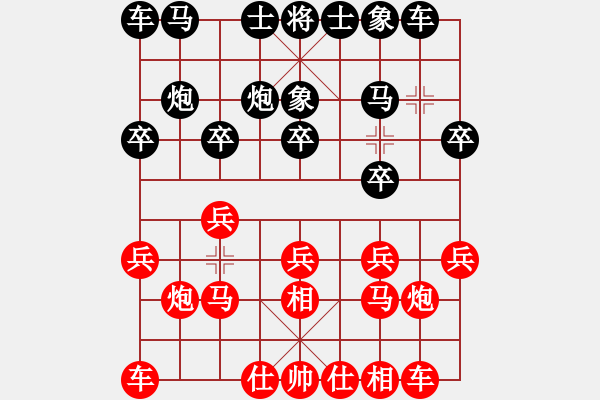 象棋棋谱图片：谢靖 先和 赵金成 - 步数：10 