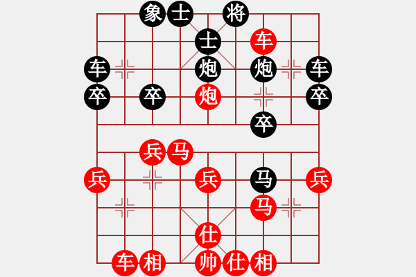 象棋棋譜圖片：哇啊啊啊啊啊[1464157277] -VS- 魔法學(xué)徒[290569317] - 步數(shù)：30 