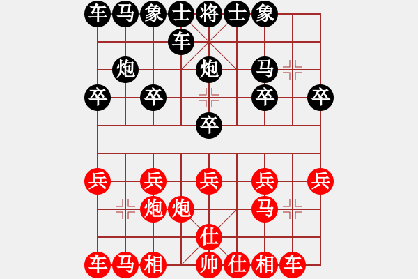 象棋棋譜圖片：長江[414360227] -VS- 橫才俊儒[292832991] - 步數(shù)：10 