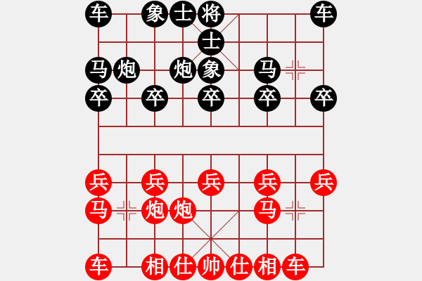 象棋棋譜圖片：魯班(4段)-勝-夏言冰(2段) - 步數(shù)：10 