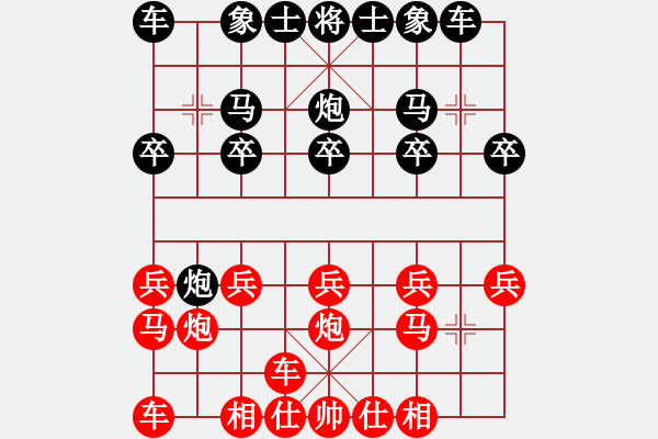 象棋棋譜圖片：中財(cái)決賽第三輪 本人執(zhí)黑VS李小舟 - 步數(shù)：10 