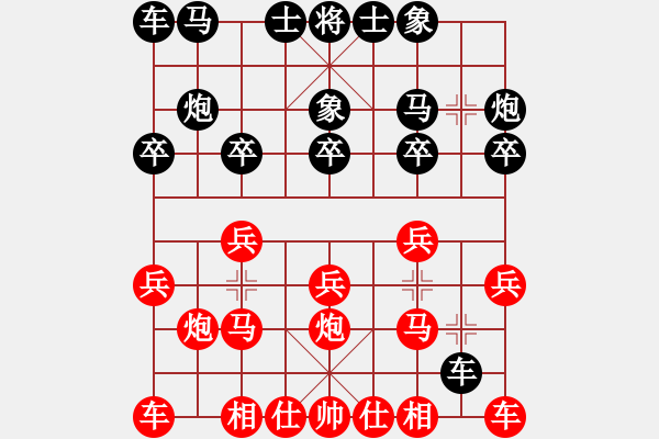 象棋棋譜圖片：2021.3.24.8閑來象棋五分鐘先勝中炮兩頭蛇對三步虎 - 步數(shù)：10 