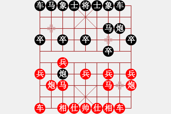 象棋棋譜圖片：內(nèi)蒙古伊泰 洪智 和 廣東碧桂園 黃海林 - 步數(shù)：10 