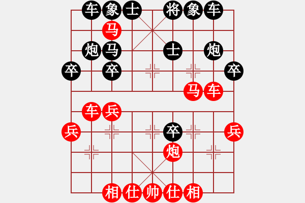 象棋棋譜圖片：速勝的 14回合 C39【十 31643】1853 我勝 6-3對6-3 19.4.13下的 14回 - 步數(shù)：40 