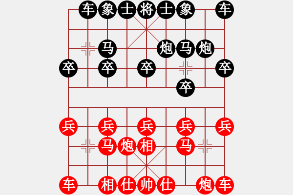 象棋棋譜圖片：我只在乎你灬[575644877] -VS- 頑石不語[68139120] - 步數(shù)：10 